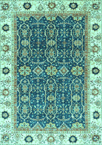 Oriental Turquoise Traditional Rug, abs3267turq