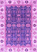 Machine Washable Oriental Purple Traditional Area Rugs, wshabs3267pur