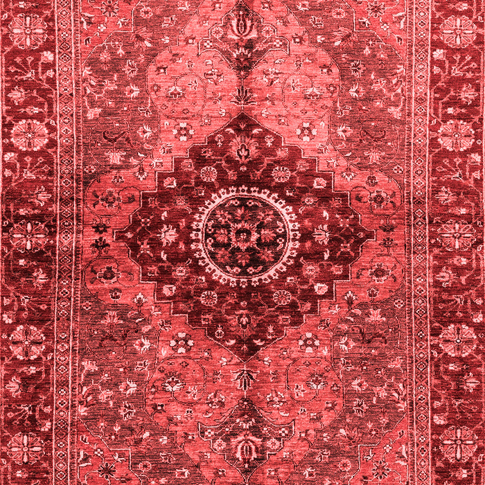 Machine Washable Persian Red Traditional Rug, wshabs3268red