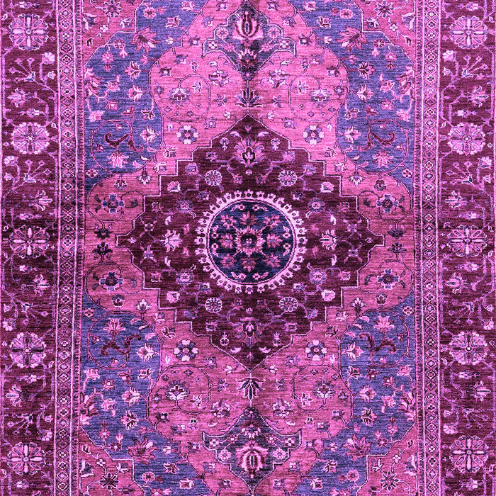 Machine Washable Persian Purple Traditional Area Rugs, wshabs3268pur