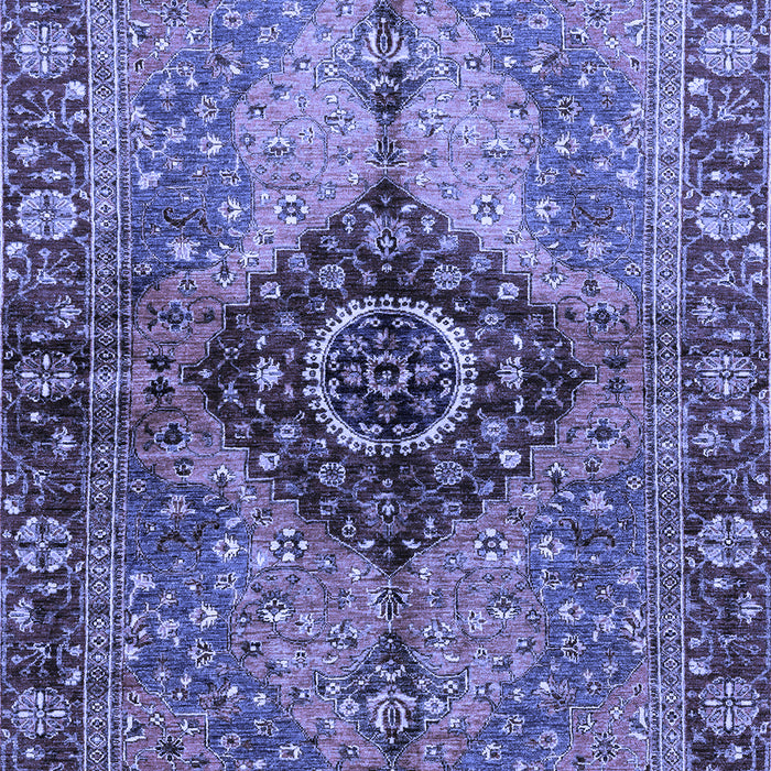 Machine Washable Persian Blue Traditional Rug, wshabs3268blu