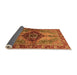 Sideview of Persian Orange Traditional Rug, abs3268org