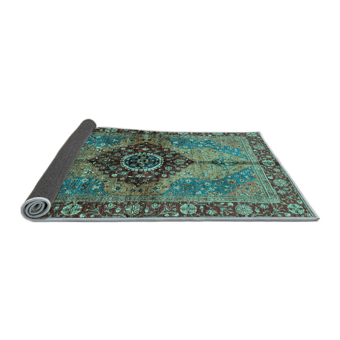 Sideview of Persian Light Blue Traditional Rug, abs3268lblu