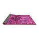 Sideview of Persian Pink Traditional Rug, abs3268pnk