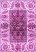 Machine Washable Abstract Purple Modern Area Rugs, wshabs3269pur