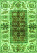 Abstract Green Modern Rug, abs3269grn