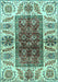 Abstract Light Blue Modern Rug, abs3269lblu