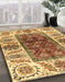 Machine Washable Abstract Chrome Gold Yellow Rug in a Family Room, wshabs3269