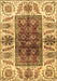 Machine Washable Abstract Brown Modern Rug, wshabs3269brn