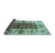 Sideview of Abstract Light Blue Modern Rug, abs3269lblu