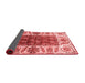 Abstract Red Modern Area Rugs