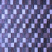 Square Checkered Blue Modern Rug, abs326blu