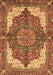 Machine Washable Persian Brown Traditional Rug, wshabs3270brn