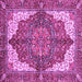 Square Persian Purple Traditional Rug, abs3270pur