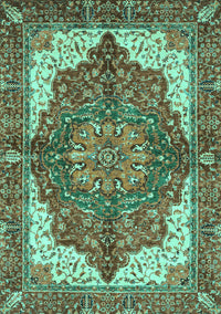 Persian Turquoise Traditional Rug, abs3270turq