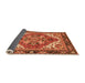 Sideview of Persian Orange Traditional Rug, abs3271org