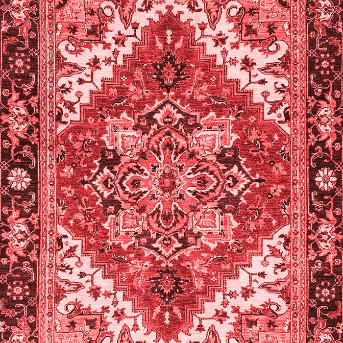 Machine Washable Persian Red Traditional Rug, wshabs3271red