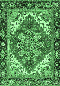 Persian Emerald Green Traditional Rug, abs3271emgrn