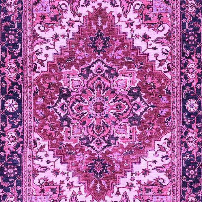 Machine Washable Persian Purple Traditional Area Rugs, wshabs3271pur