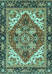 Persian Turquoise Traditional Rug, abs3271turq