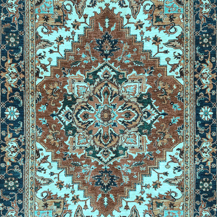 Persian Light Blue Traditional Rug, abs3271lblu