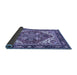 Sideview of Persian Blue Traditional Rug, abs3271blu