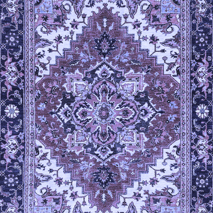 Machine Washable Persian Blue Traditional Rug, wshabs3271blu