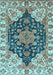 Geometric Light Blue Traditional Rug, abs3272lblu