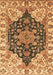 Machine Washable Geometric Brown Traditional Rug, wshabs3272brn