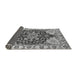 Sideview of Geometric Gray Traditional Rug, abs3272gry