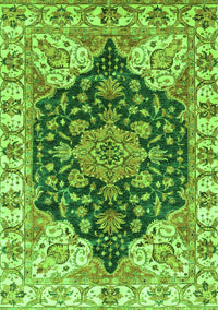 Geometric Green Traditional Rug, abs3272grn