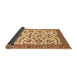 Sideview of Abstract Brown Modern Rug, abs3273brn