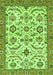 Abstract Green Modern Rug, abs3273grn