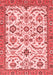 Abstract Red Modern Area Rugs