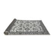 Sideview of Abstract Gray Modern Rug, abs3273gry