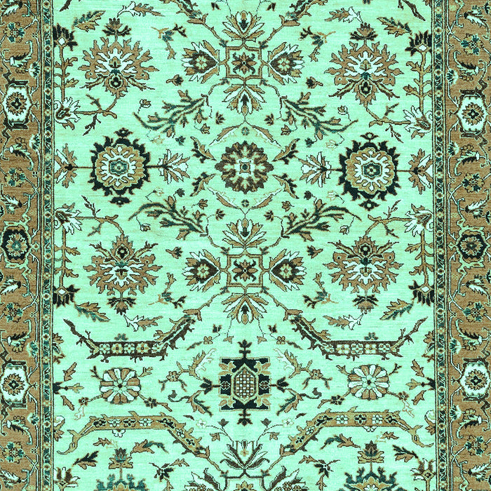 Abstract Turquoise Modern Rug, abs3273turq