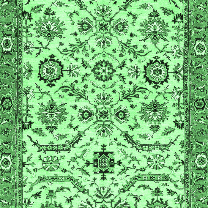 Machine Washable Abstract Emerald Green Modern Area Rugs, wshabs3273emgrn