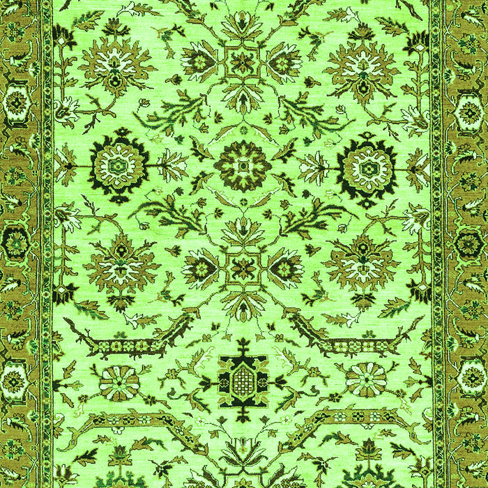 Machine Washable Abstract Green Modern Area Rugs, wshabs3273grn
