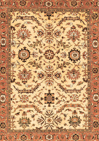 Abstract Brown Modern Rug, abs3273brn