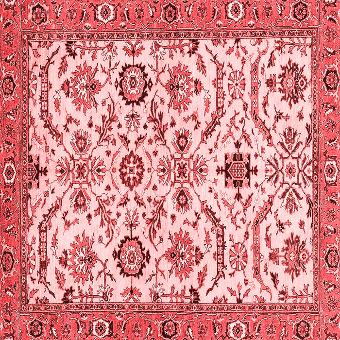 Machine Washable Abstract Red Modern Rug, wshabs3273red