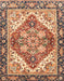 Abstract Brown Red Persian Rug, abs3274