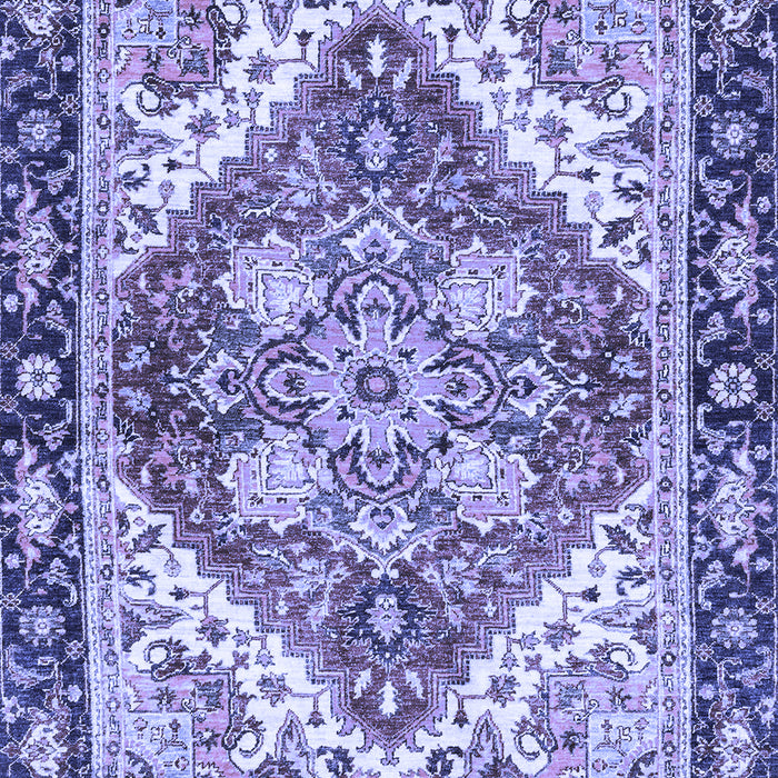 Machine Washable Persian Blue Traditional Rug, wshabs3274blu