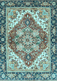 Persian Light Blue Traditional Rug, abs3274lblu