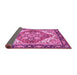 Sideview of Persian Pink Traditional Rug, abs3274pnk