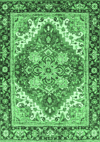 Persian Emerald Green Traditional Rug, abs3274emgrn