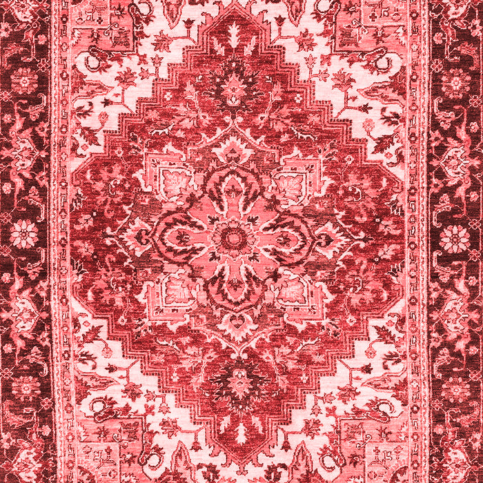 Machine Washable Persian Red Traditional Rug, wshabs3274red