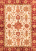 Machine Washable Oriental Orange Traditional Area Rugs, wshabs3275org