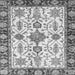 Square Oriental Gray Traditional Rug, abs3275gry