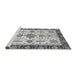 Sideview of Machine Washable Oriental Gray Traditional Rug, wshabs3275gry