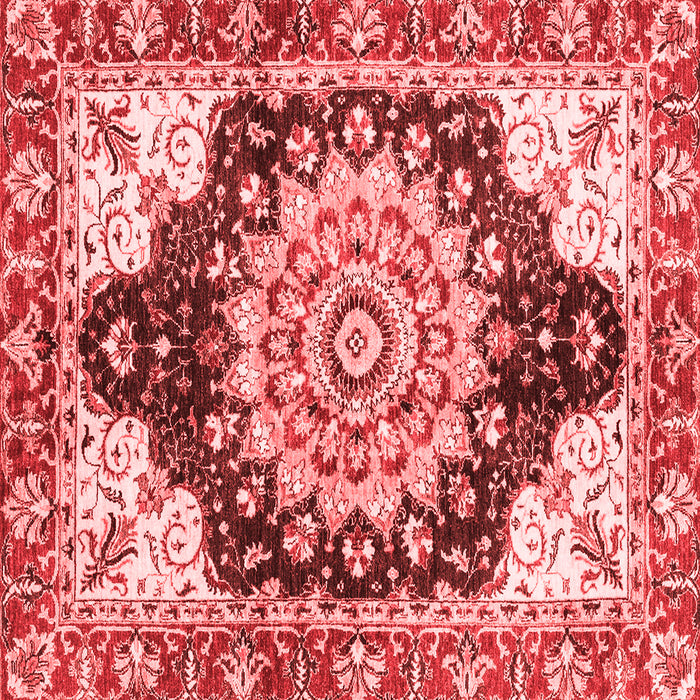 Machine Washable Geometric Red Traditional Rug, wshabs3276red